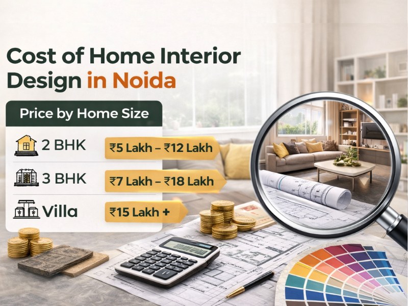 How Much Does an Interior Designer Cost in Noida? Full Breakdown