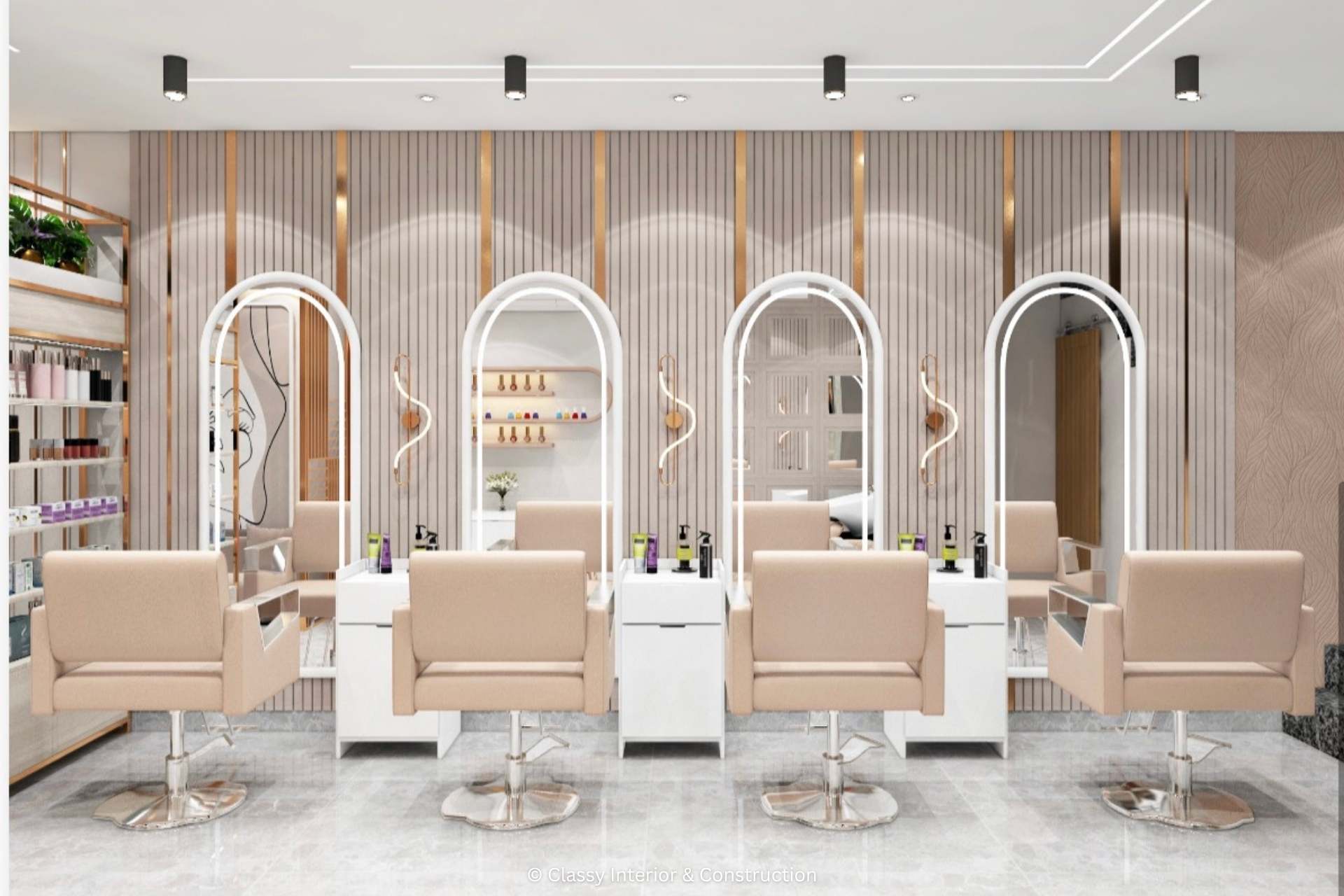 Salon interior design services Noida