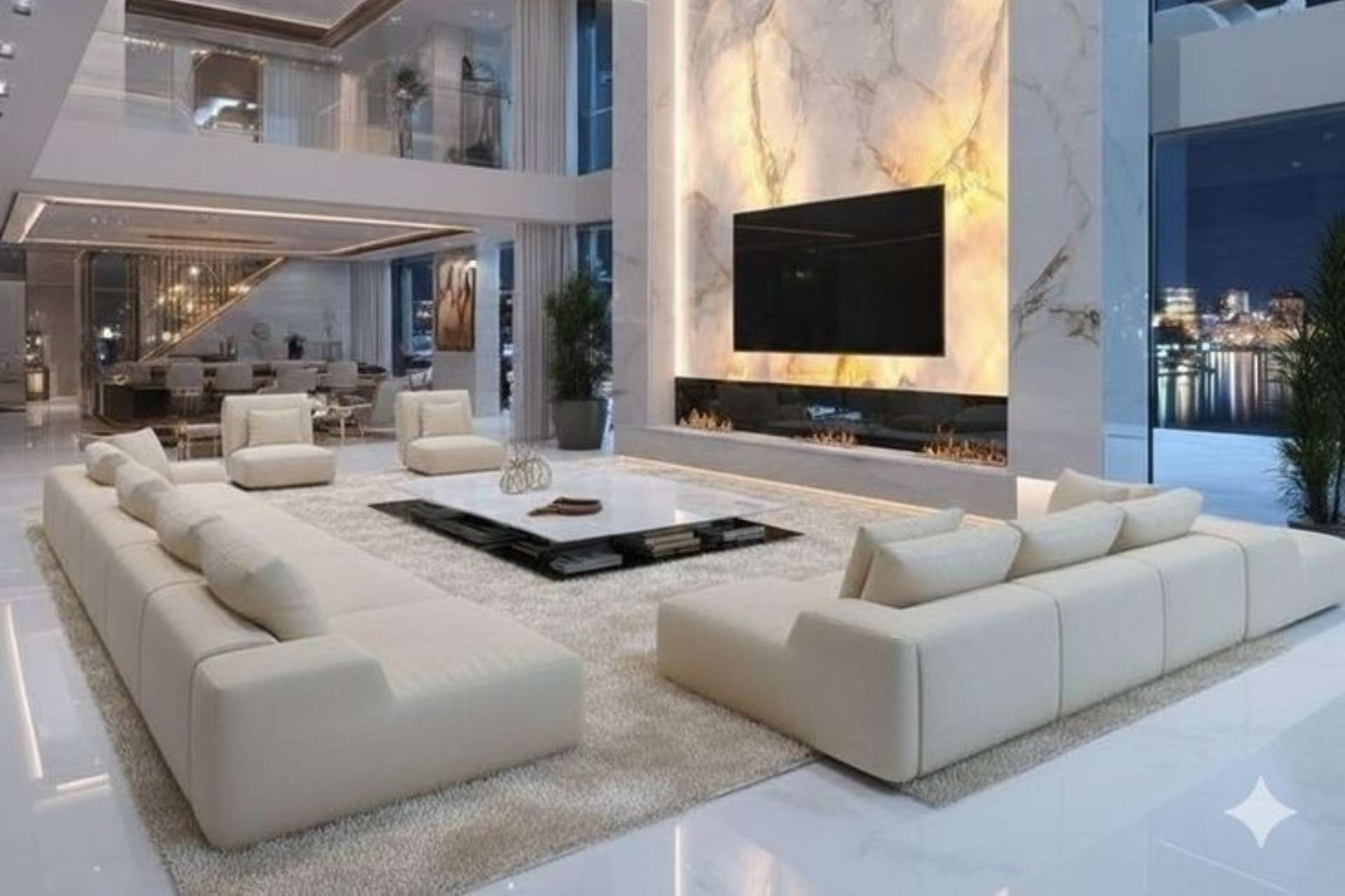 living room interior designer in Noida