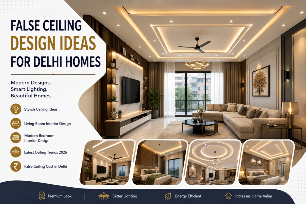False Ceiling Design Ideas for Delhi Homes