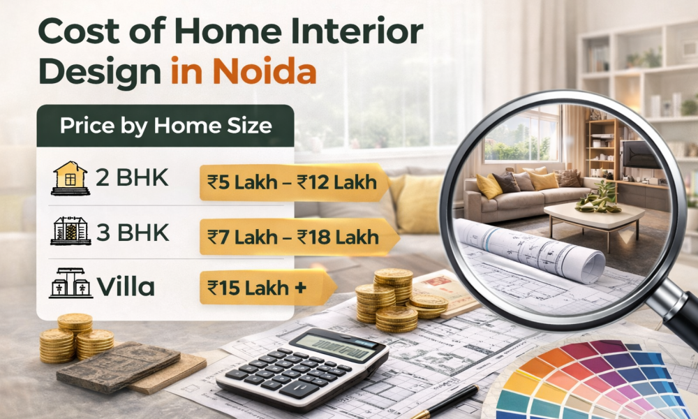 How Much Does an Interior Designer Cost in Noida